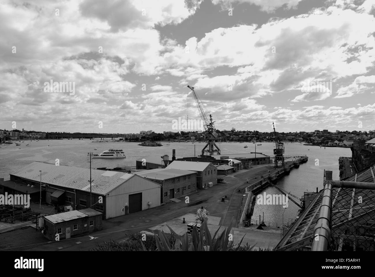 Cockatoo Island anlegt, New South Wales, Sydney, Australien Stockfoto