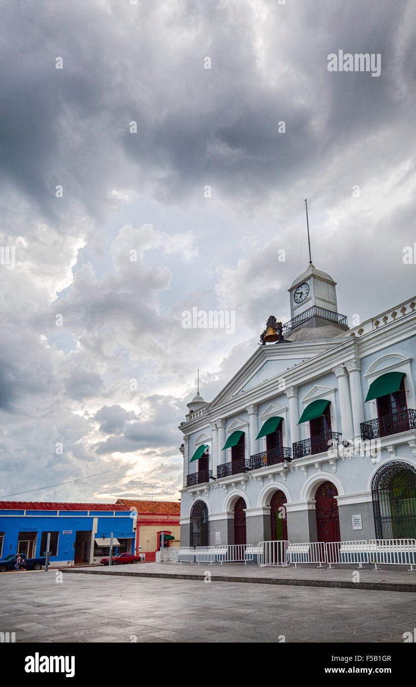 Die neoklassizistischen Palacio de Gobierno in der historischen Innenstadt von Villahermosa, Tabasco, Mexiko. Stockfoto