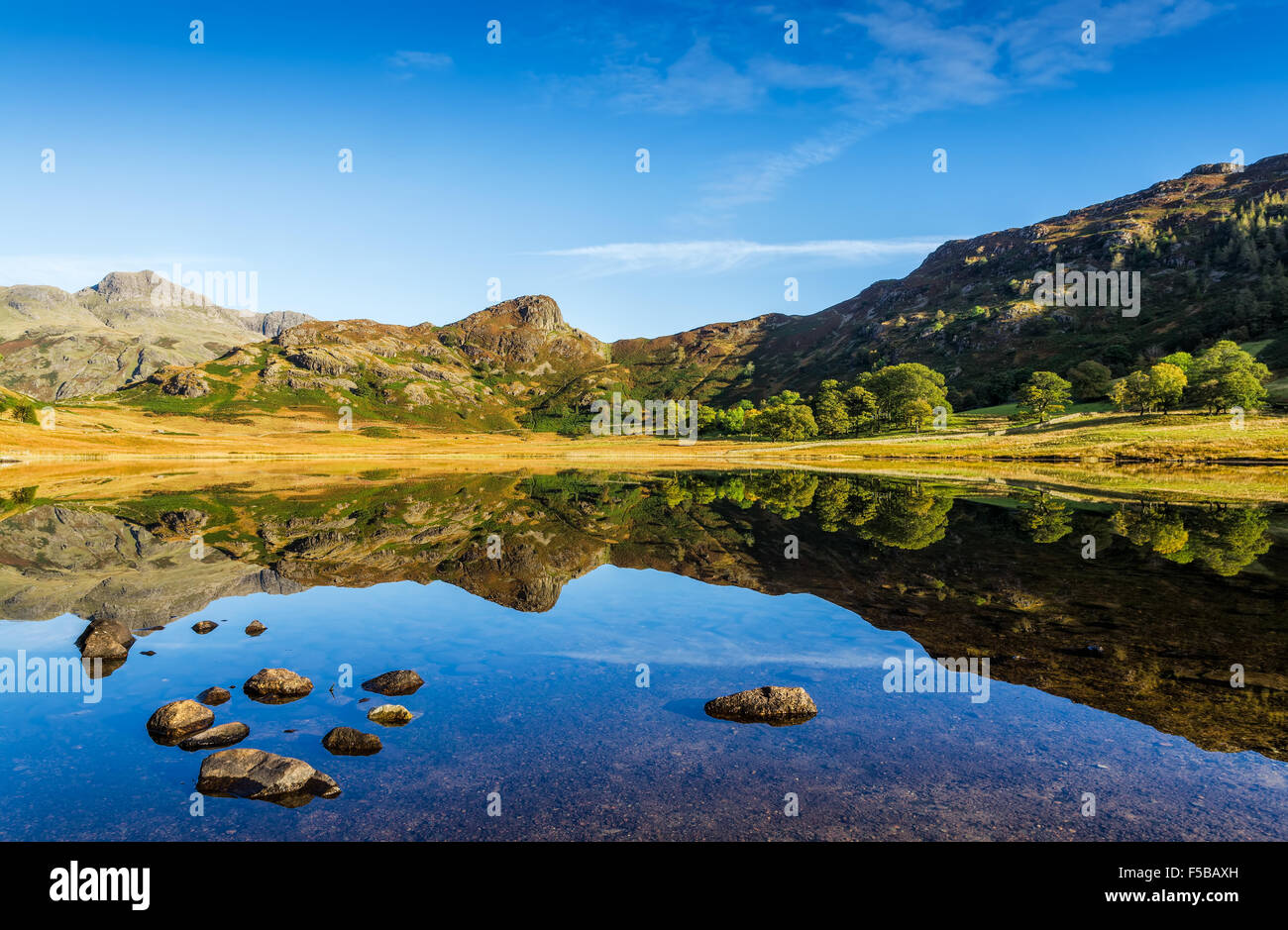 Blea Tarn im englischen Lake District Stockfoto