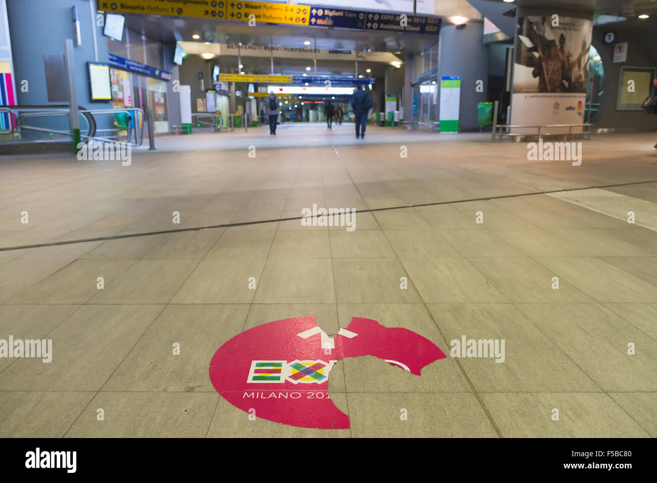 Mailand, Italien, 1. November 2015, Expo 2015 Überwachungssoftware. Am Tag nach der Gutschrift: Federico Rostagno/Alamy Live News Stockfoto