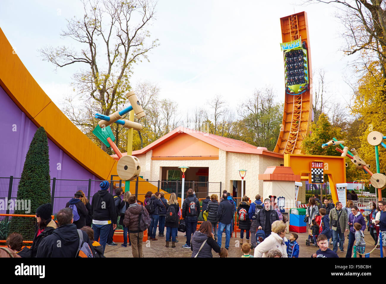 RC Racer Fahrt Walt Disney Studios Disneyland Paris Marne-la-Vallée Chessy Frankreich Stockfoto