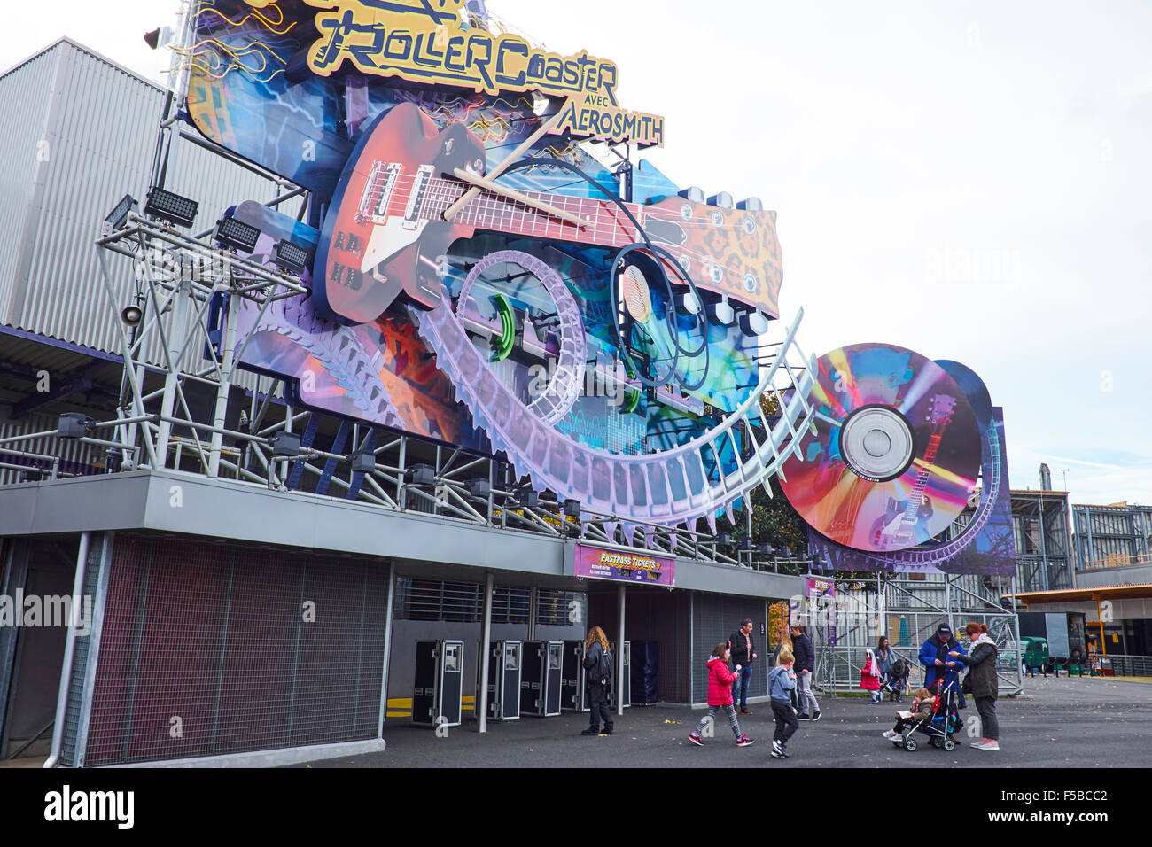 Rock ' n ' Roller Coaster Walt Disney Studios Disneyland Paris Marne-la-Vallée Chessy Frankreich Stockfoto