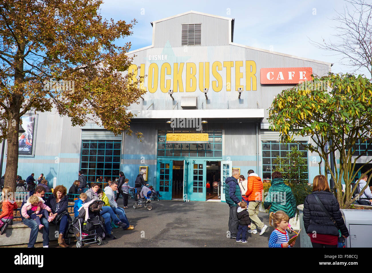 Blockbuster-Cafe Walt Disney Studios Disneyland Paris Marne-la-Vallée Chessy Frankreich Stockfoto