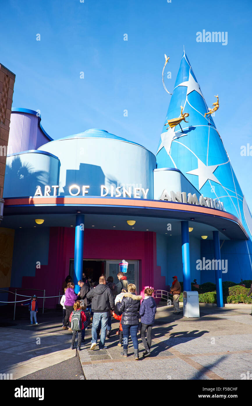 Art Of Disney Animation Walt Disney Studios Disneyland Paris Marne-la-Vallée Chessy Frankreich Stockfoto