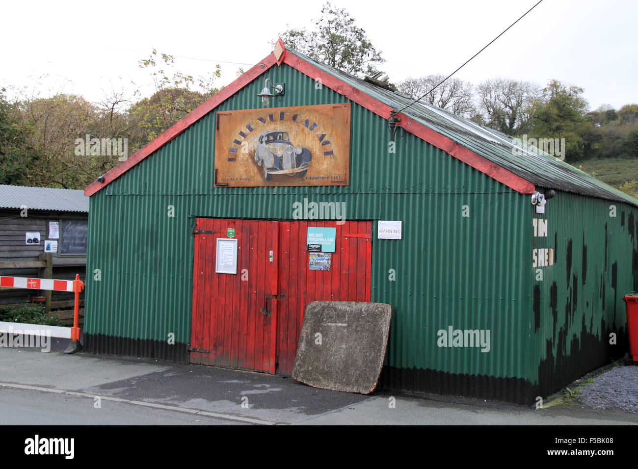 Zinn vergossen Erlebnismuseums, Clifton Street, Laugharne, Carmarthenshire, Wales, Großbritannien, Deutschland, UK, Europa Stockfoto