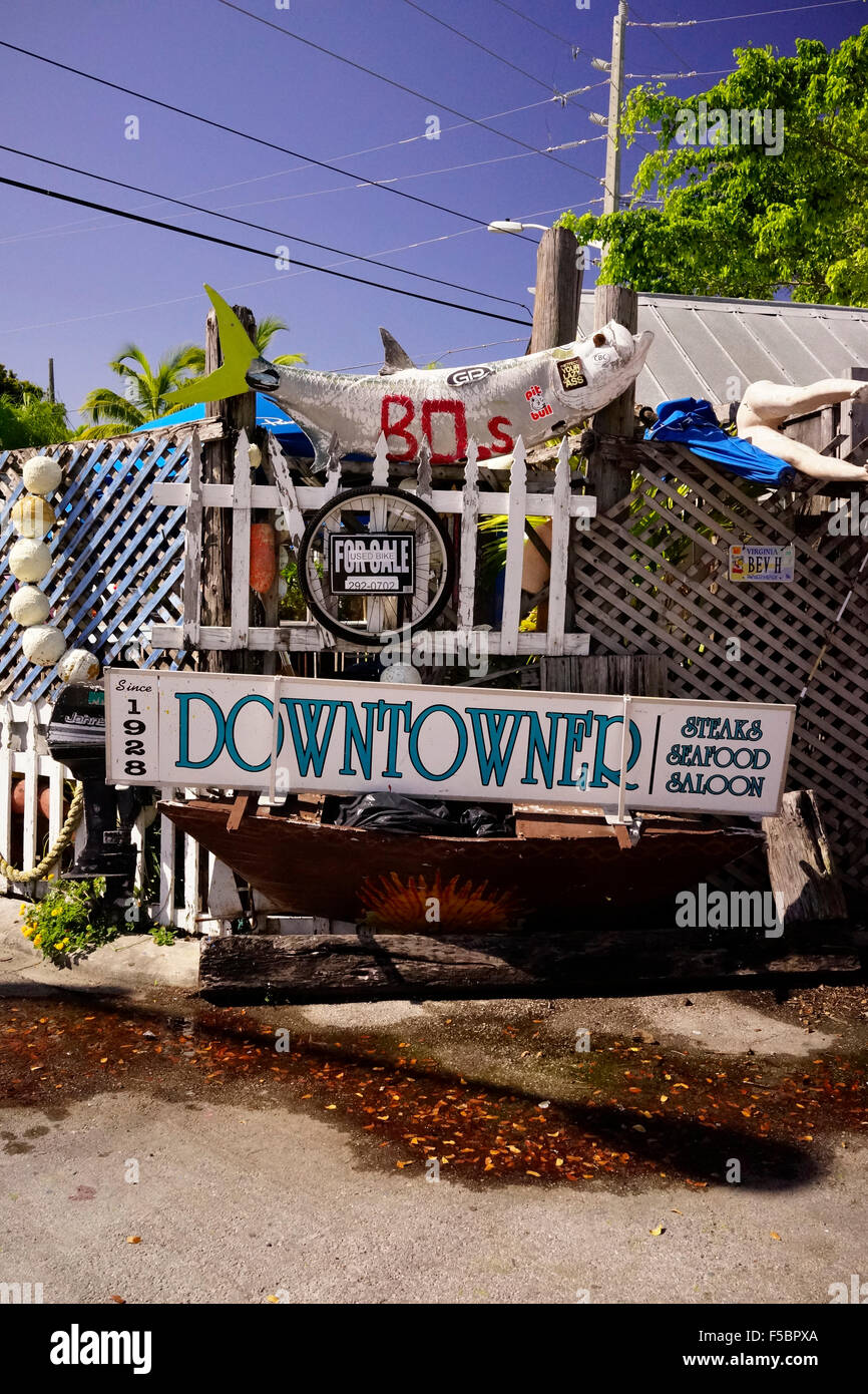 Bo Fisch Wagon Restaurant Key West, Florida, USA Stockfoto