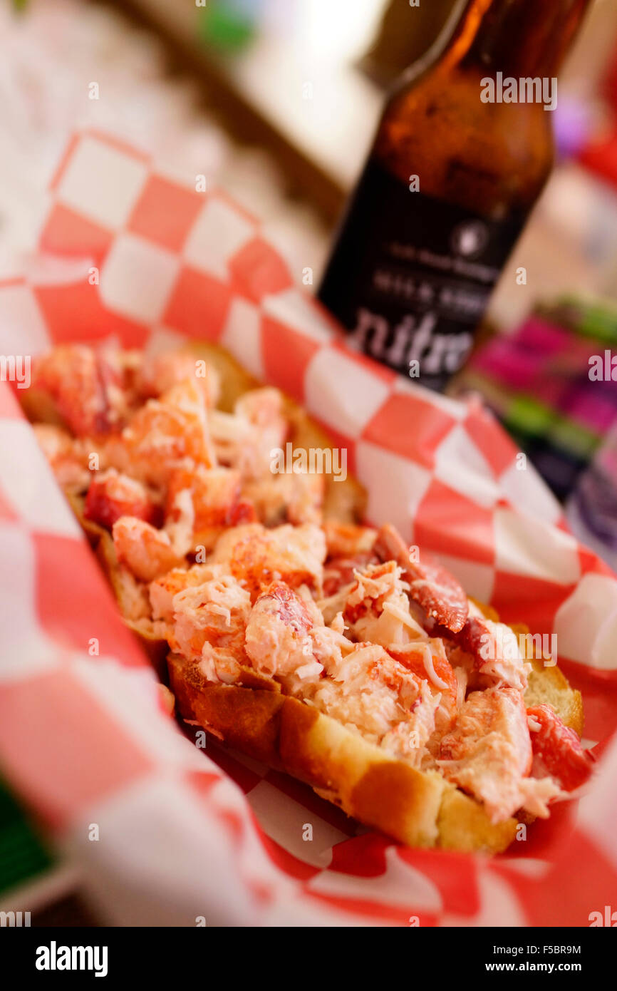 Lobster Roll bei Eaton Street Seafood Market Restaurant Key West Florida USA travel Stockfoto
