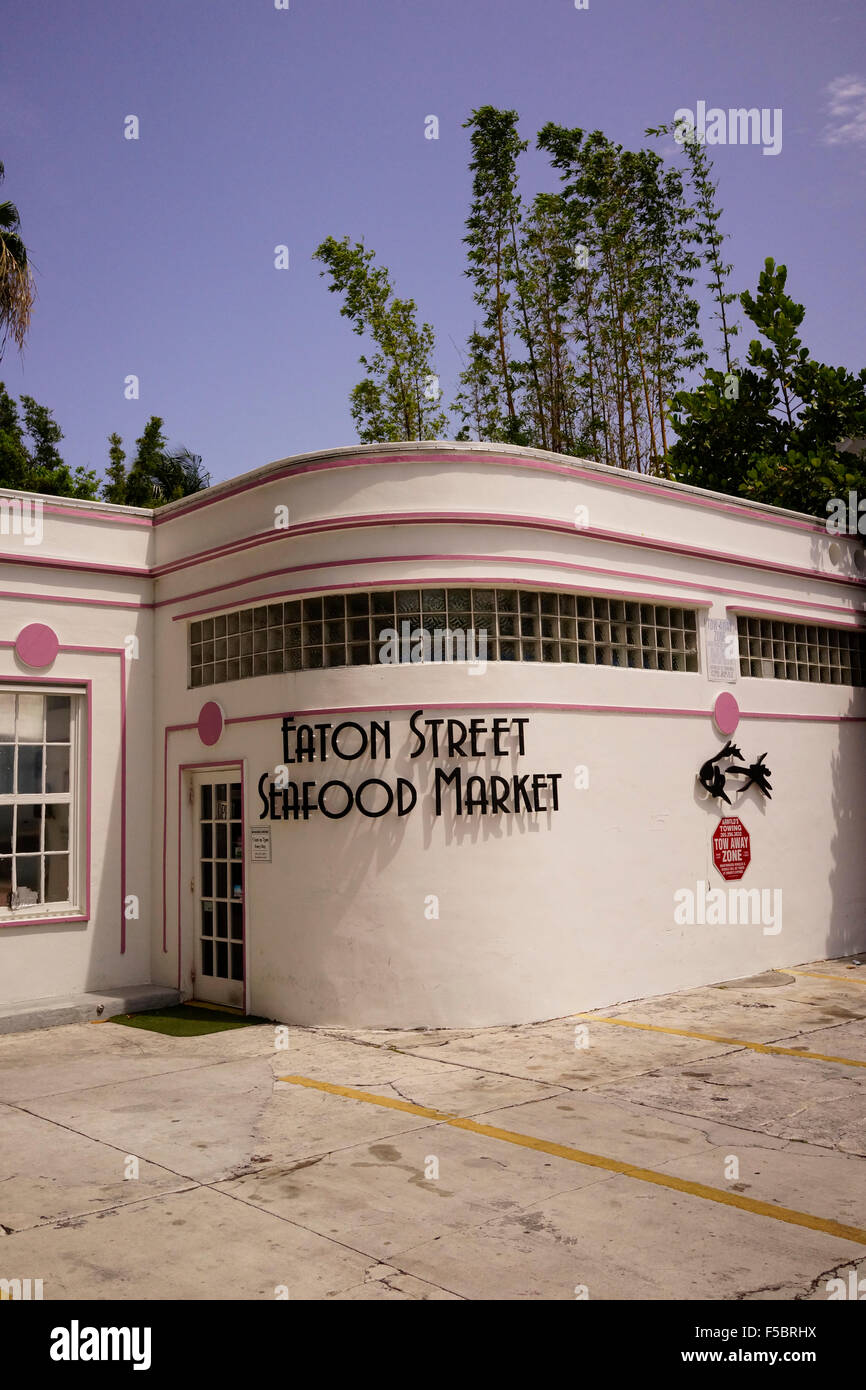 Eaton Street Seafood Market Restaurant Key West Florida USA reisen Stockfoto