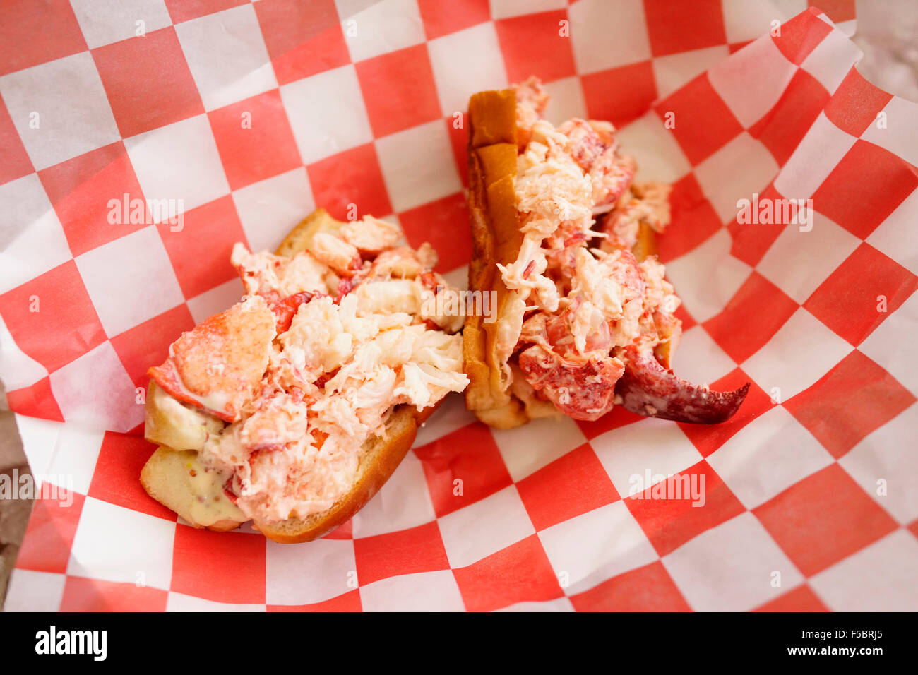 Lobster Roll bei Eaton Street Seafood Restaurant Key West Florida USA travel Stockfoto