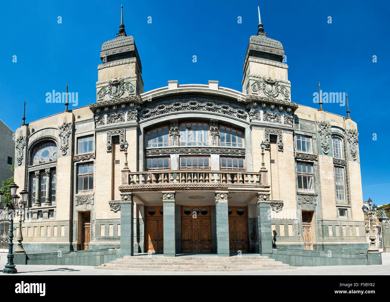 Ahundov Aserbaidschanische Staatliche Akademische Opern- und Ballett-Theater in Baku. Stockfoto