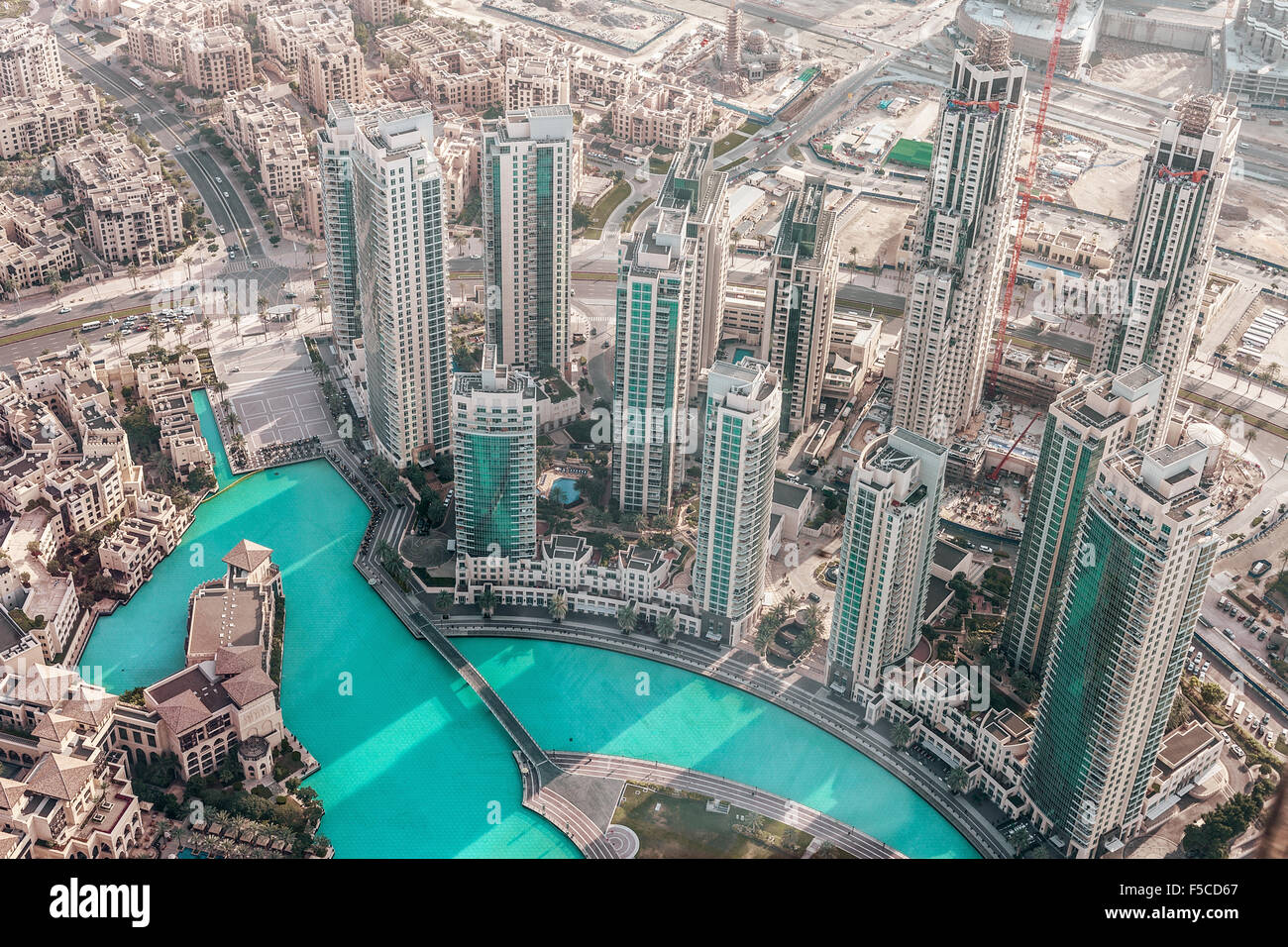 Gebäude im Emirat Dubai Stockfoto
