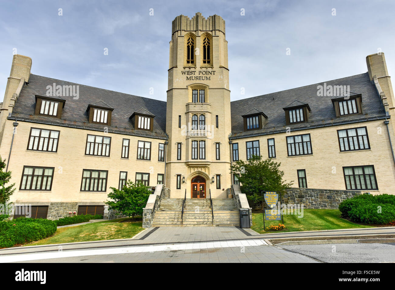 West Point Museum in Olmsted Hall an der US Military Academy, West Point in New York. Stockfoto