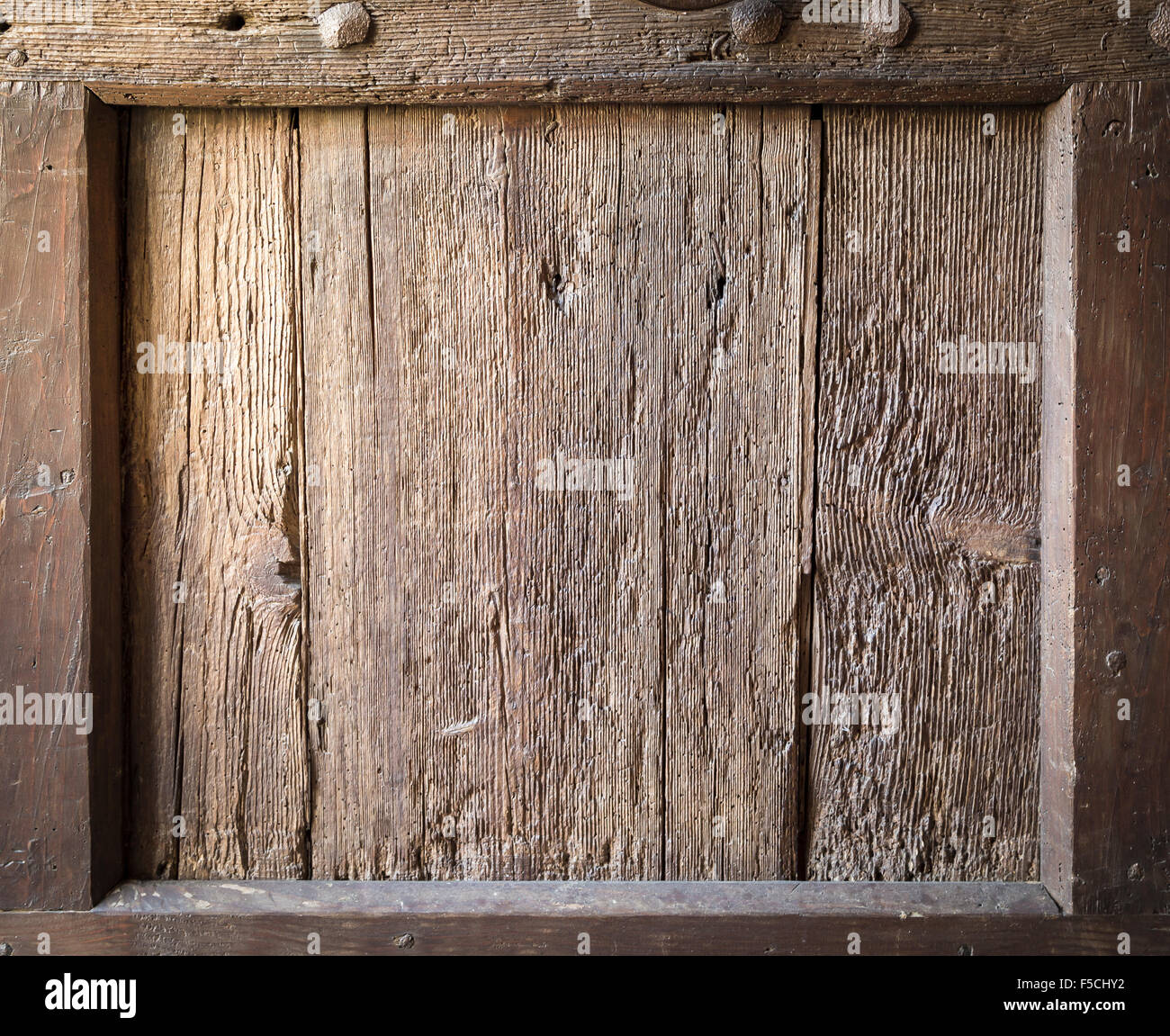 Rustikale Holzrahmen mit Vintage-Effekt Stockfoto