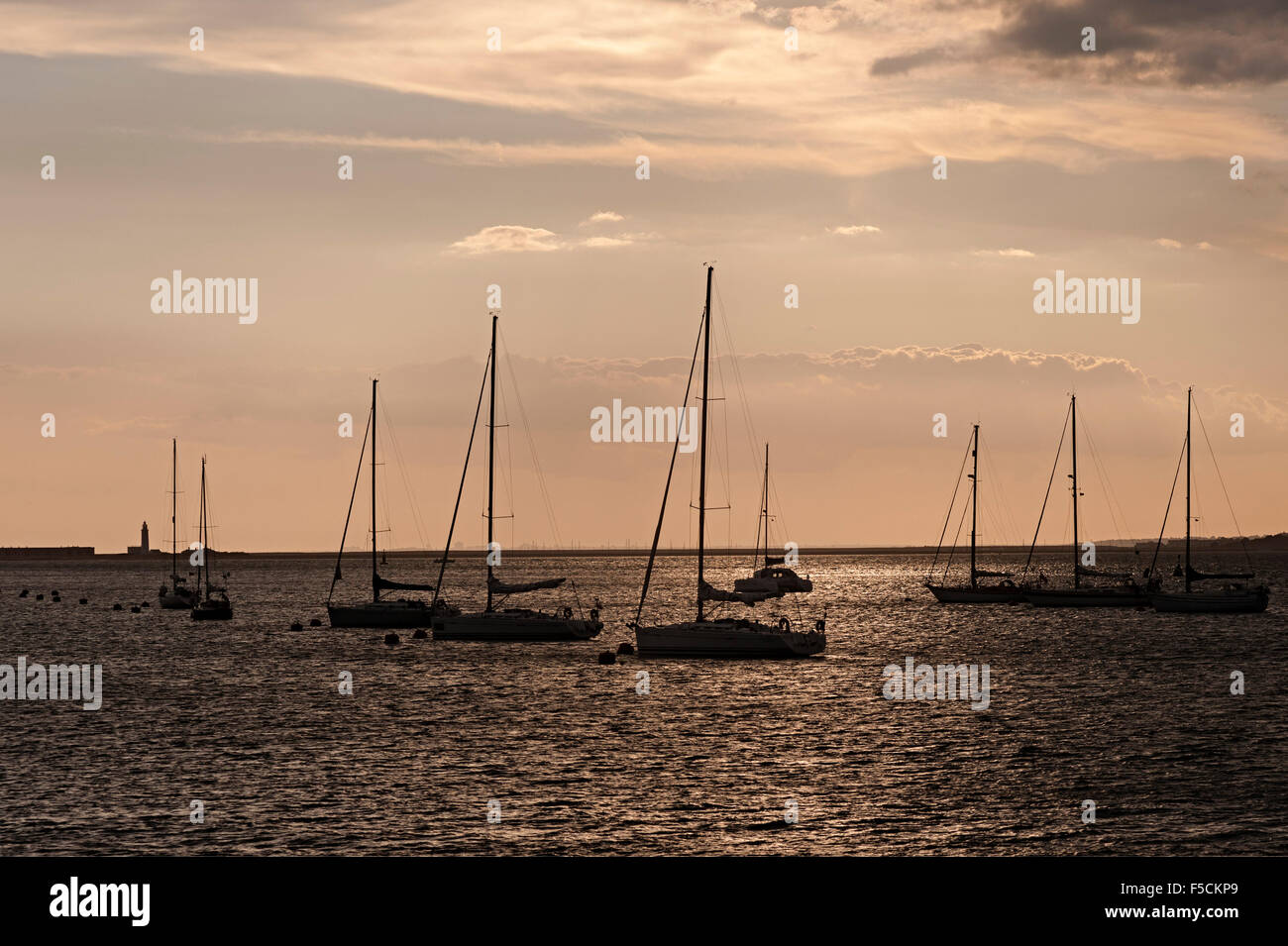 Yarmouth Isle of Wight Boote Stockfoto