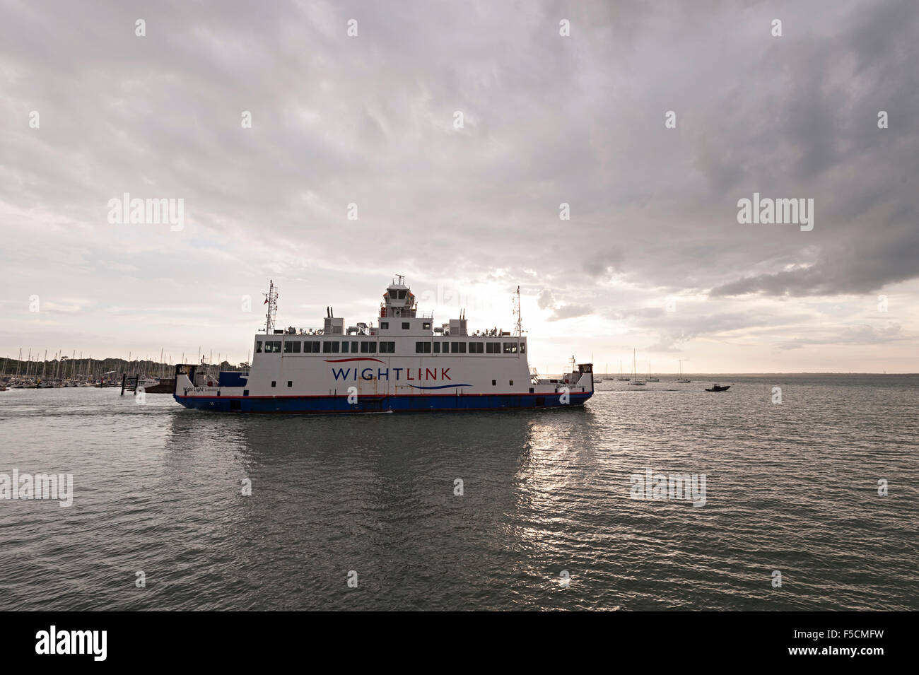 Isle Of Wight Yarmouth Wight Fährlinie gonna lymington Stockfoto