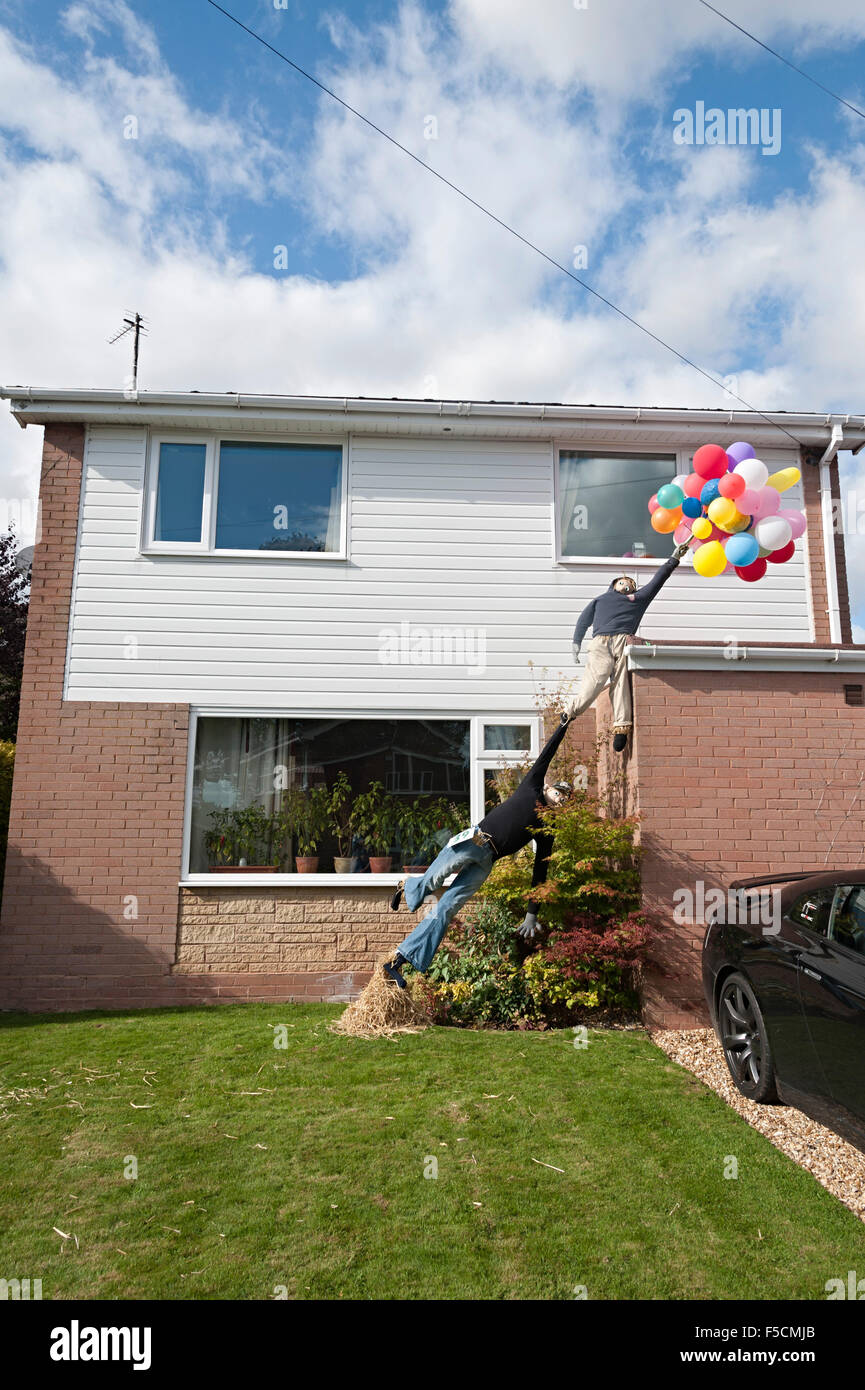 Pattingham Scarecrow Festival Staffordshire 2015 Stockfoto