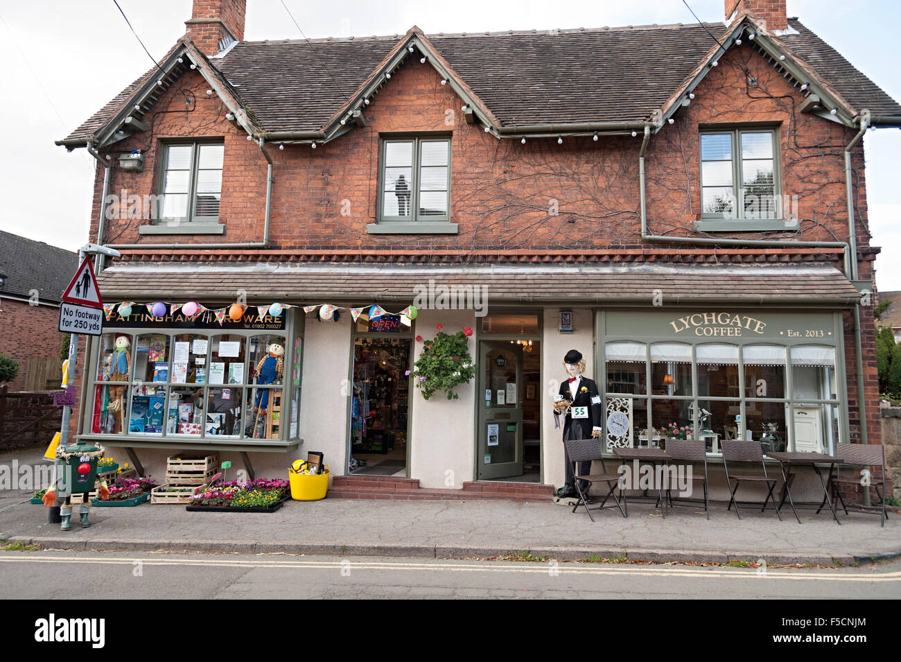 Pattingham Scarecrow Festival Staffordshire 2015 Stockfoto