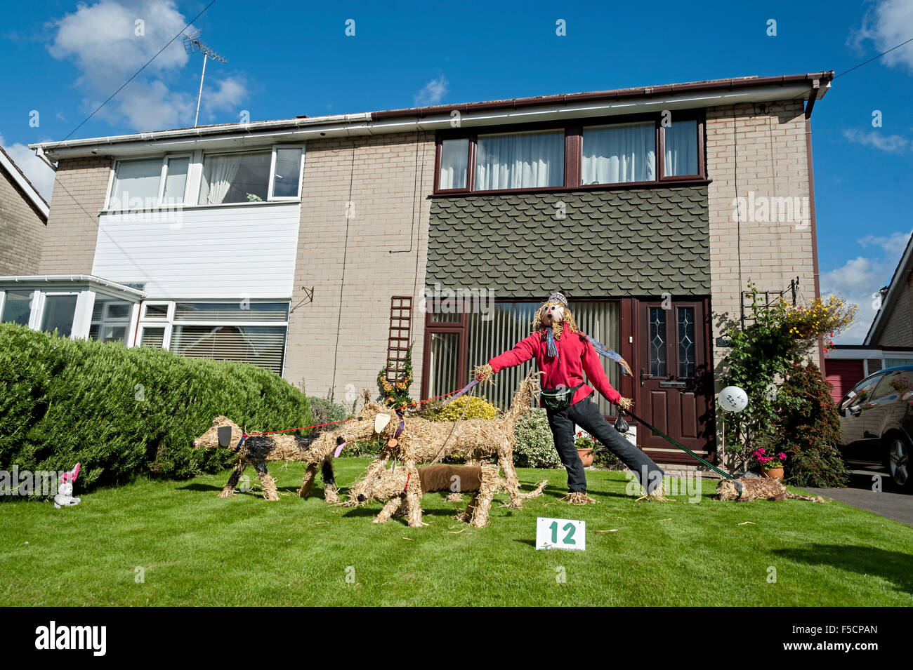 Pattingham Scarecrow Festival Staffordshire 2015 Stockfoto