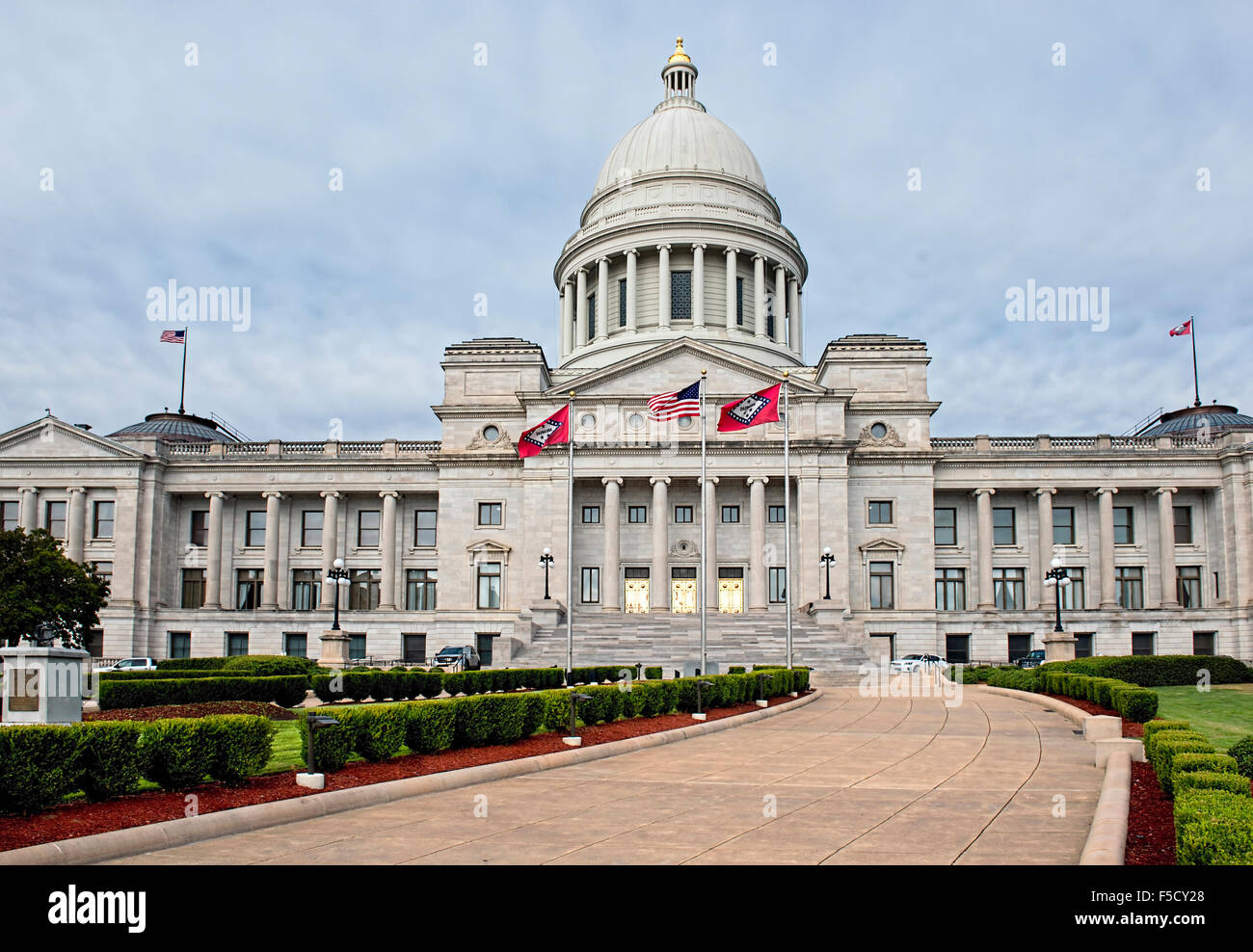 State Capitol Gebäude in Little Rock, Arkansas. Stockfoto