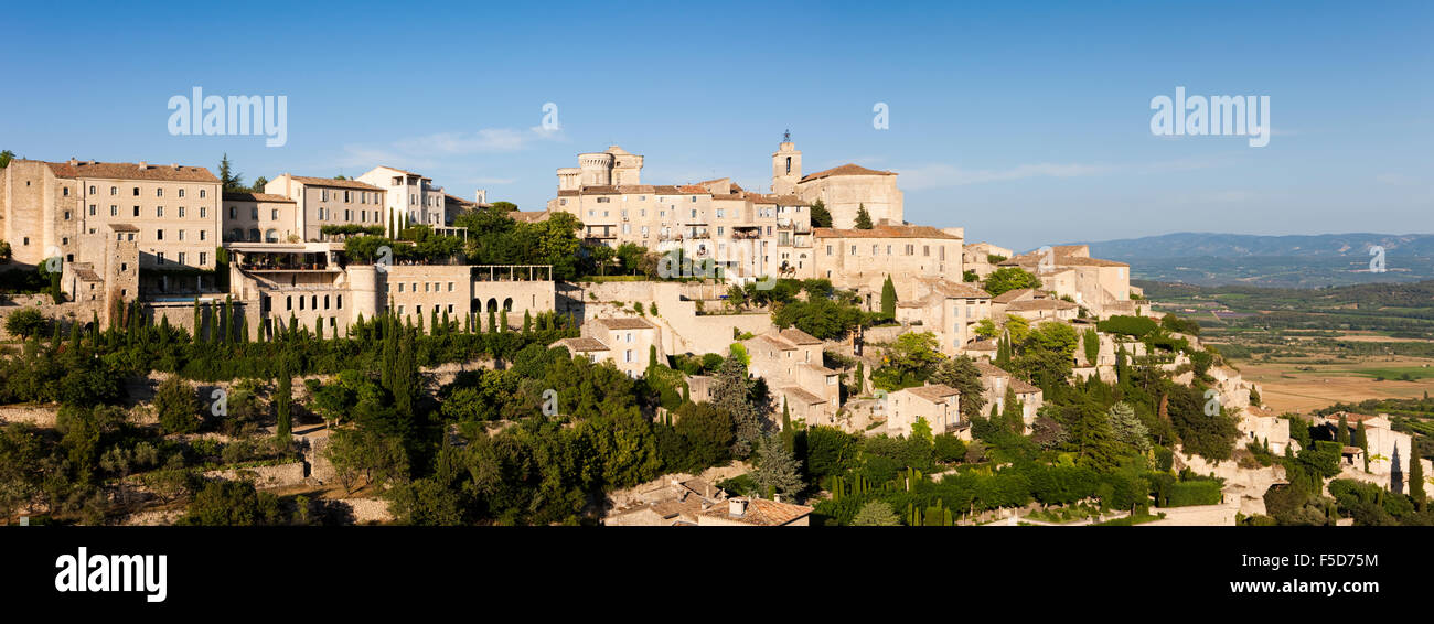 Stadtbild von Gordes, Vaucluse, Provence, Frankreich Stockfoto