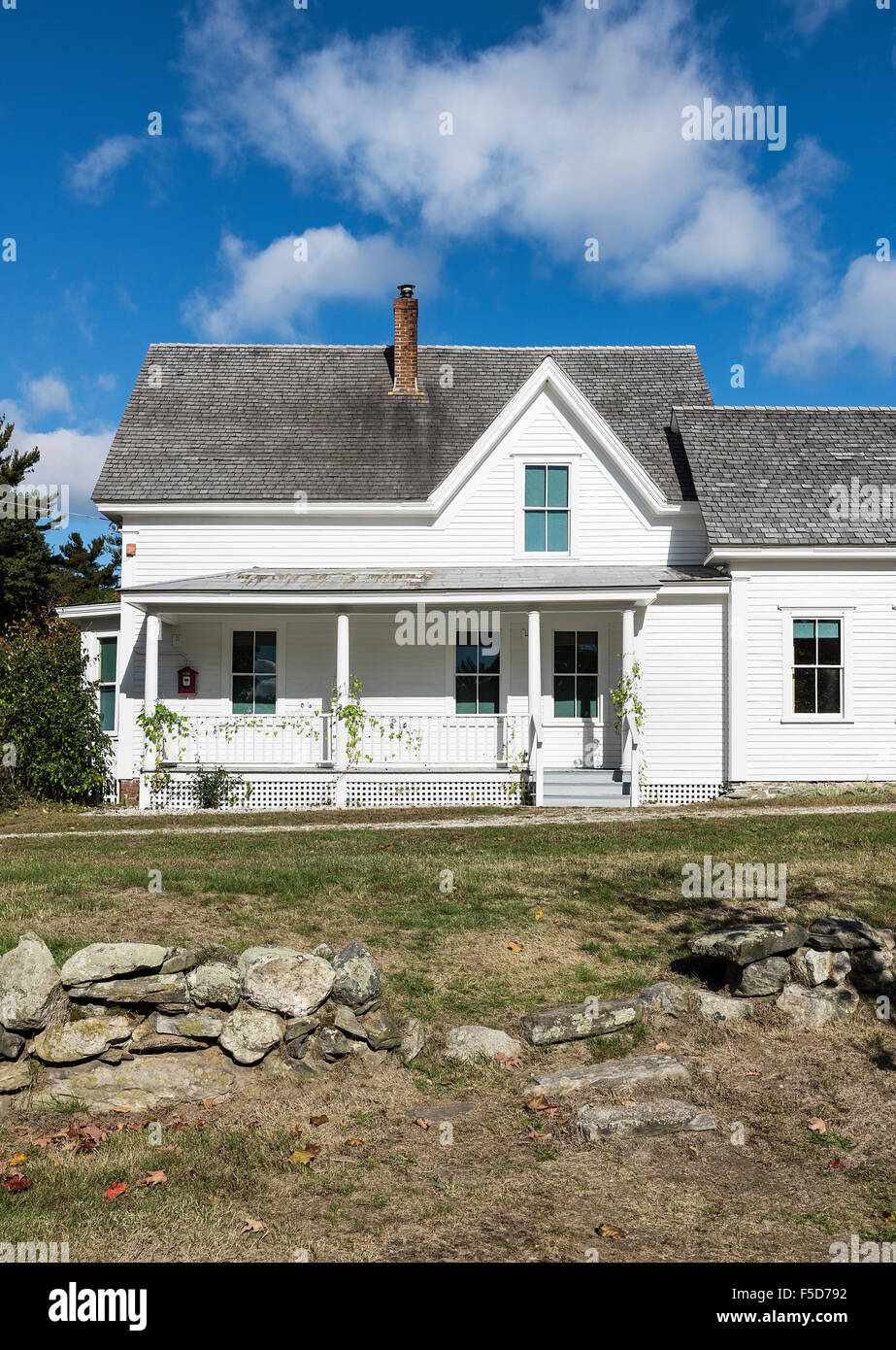 Elternhaus des Dichters Robert Frost, Derry, New Hampshire, USA Stockfoto