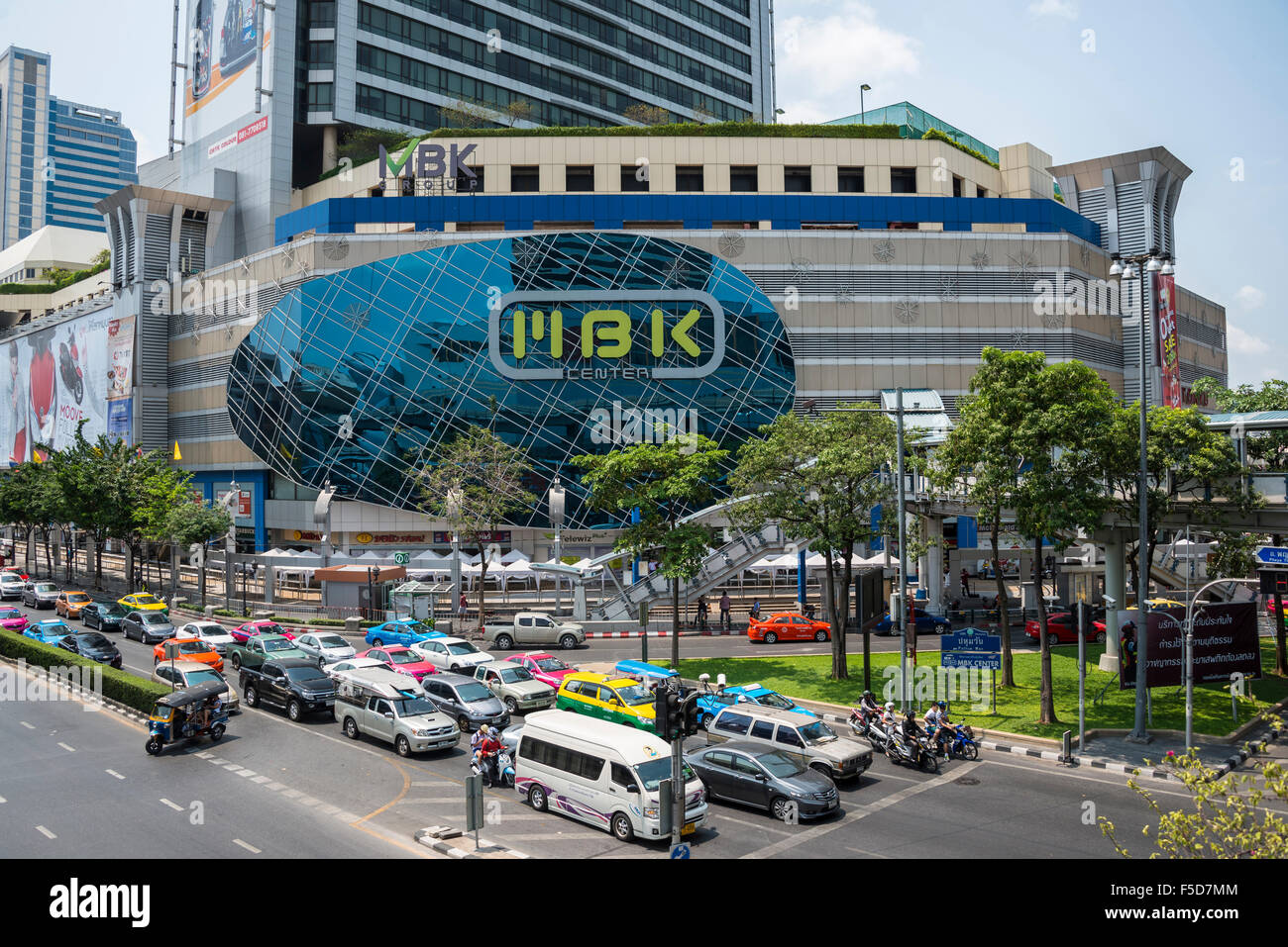 MBK Center, moderne shopping Mall, Siam Square, Bangkok, Thailand Stockfoto