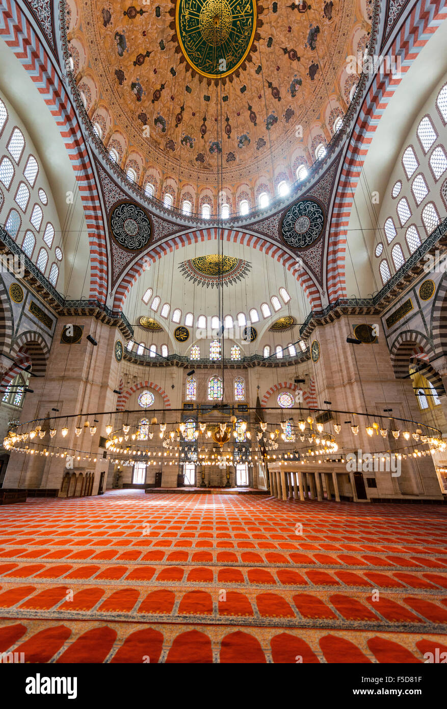 Qibla Wand Mit Kuppel Interieur Suleymaniye Moschee
