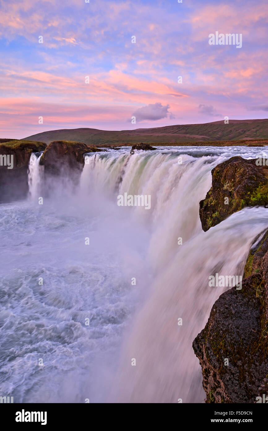 Godafoss Wasserfälle, Island Stockfoto