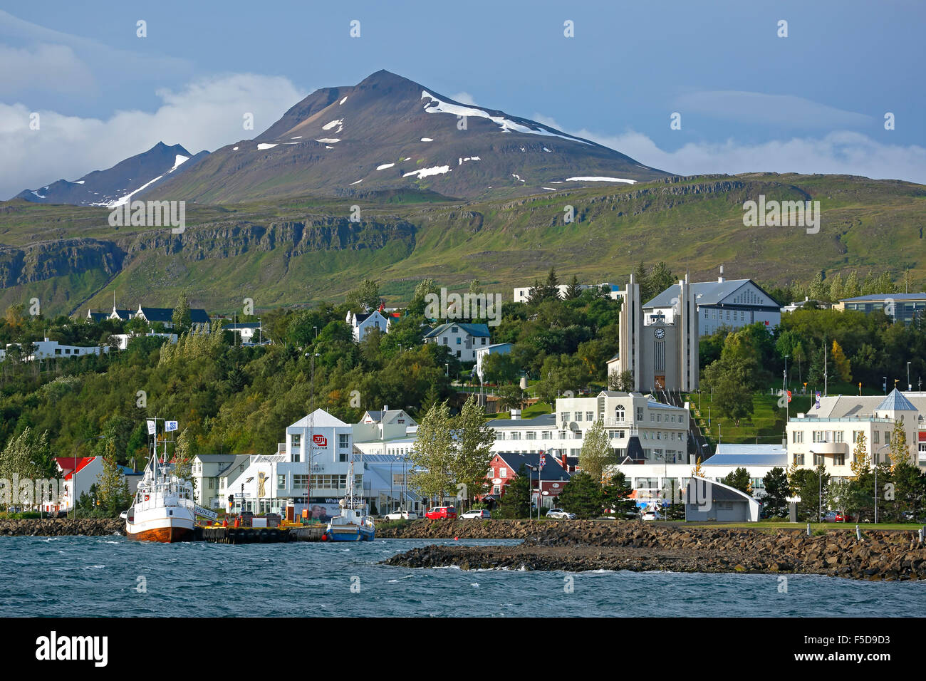 Akureyri, Island Stockfoto