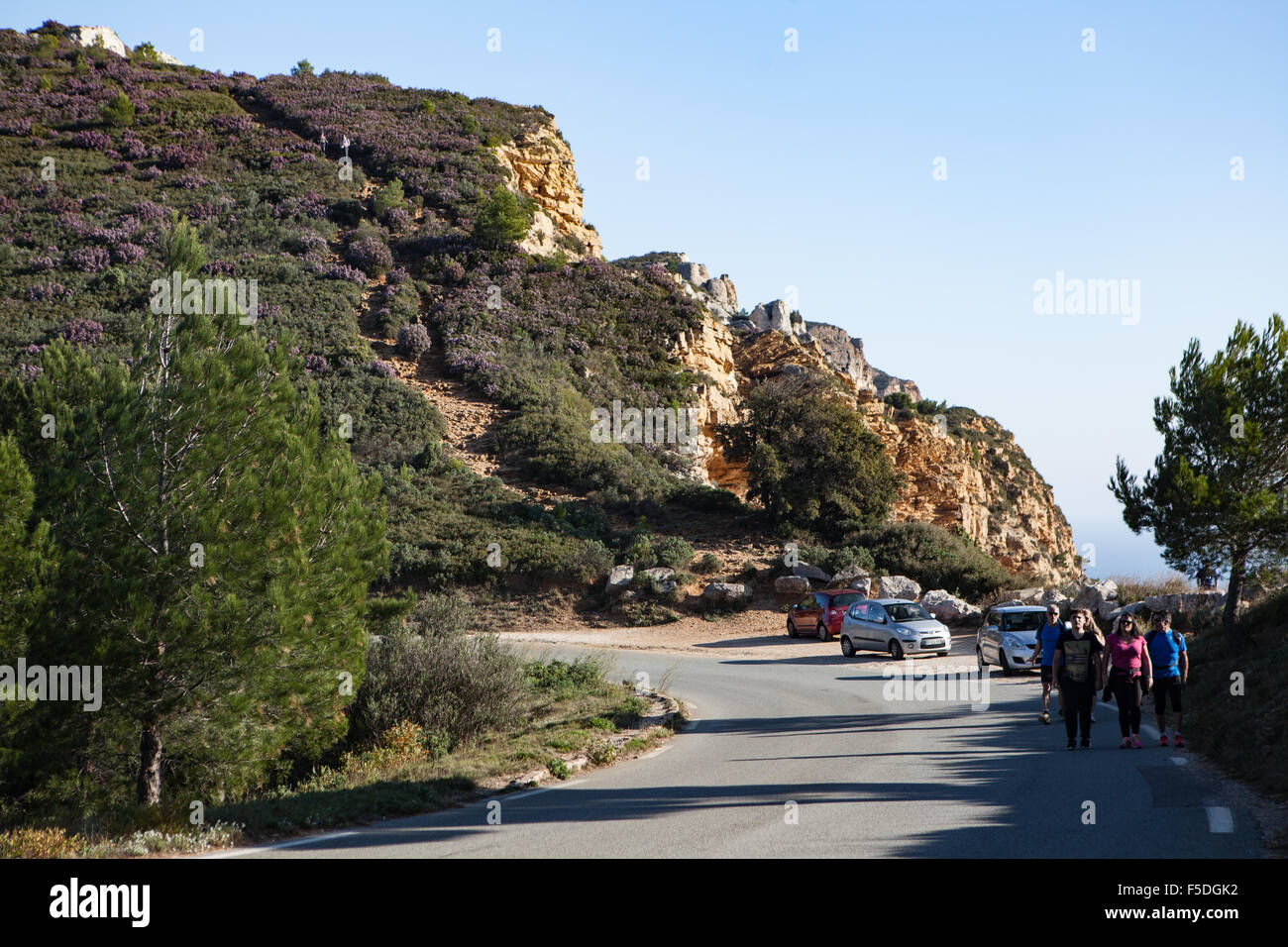 Cap Canaille: Cassis (Bouches-du-Rhône, Frankreich) Stockfoto