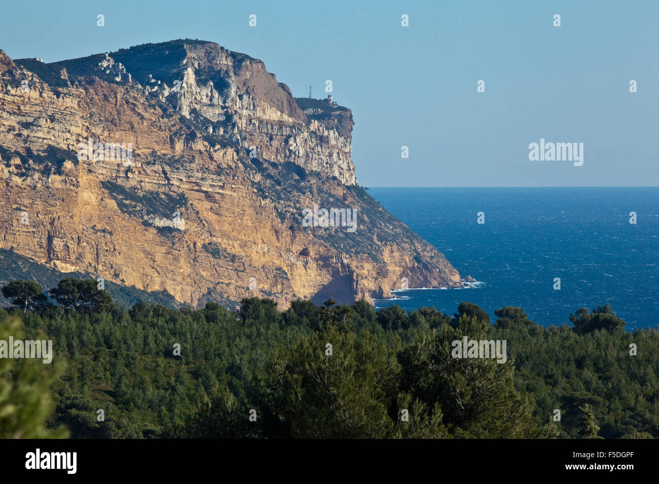 Cap Canaille: Cassis (Bouches-du-Rhône, Frankreich) Stockfoto