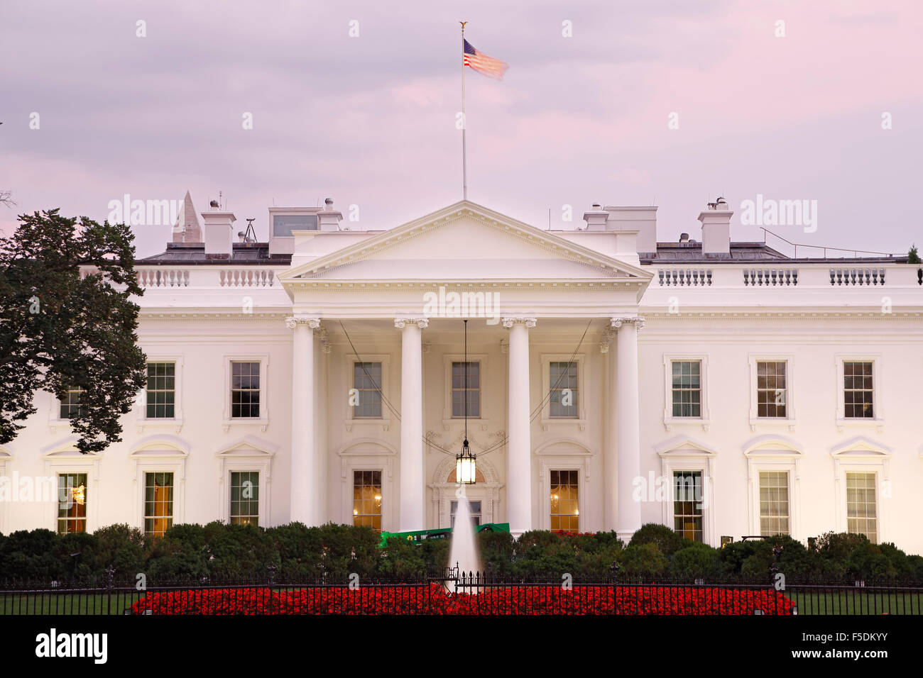 White House (Nordseite), Washington, District Of Columbia, USA Stockfoto