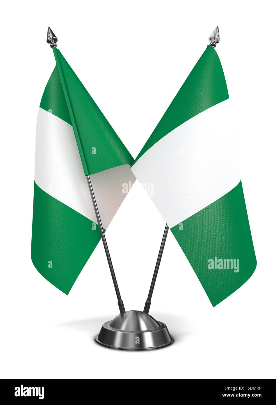 Nigeria - Miniatur-Flags. Stockfoto