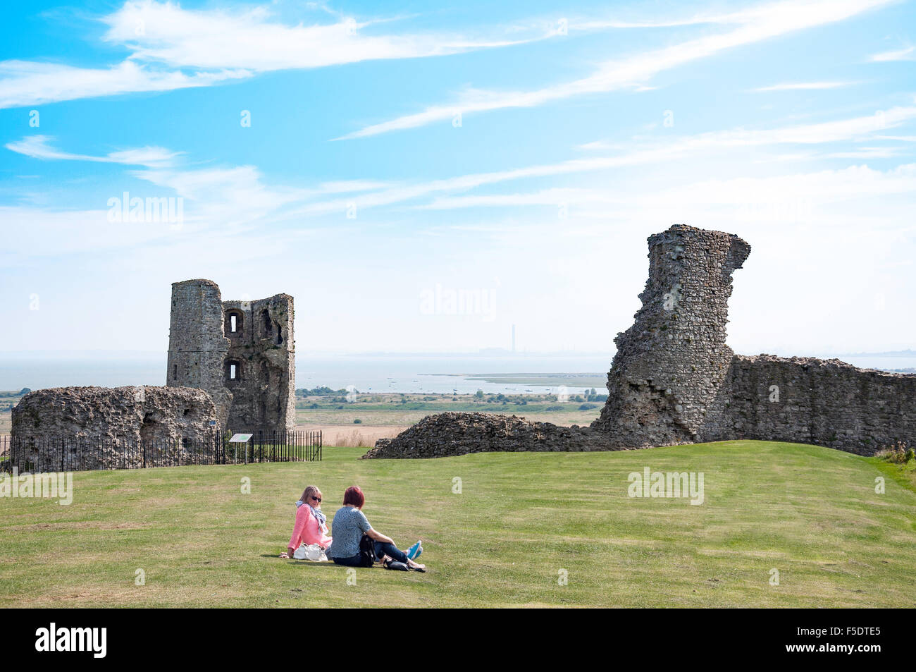 Ruinen der Hadleigh Castle, Hadleigh, Essex, England, Vereinigtes Königreich Stockfoto