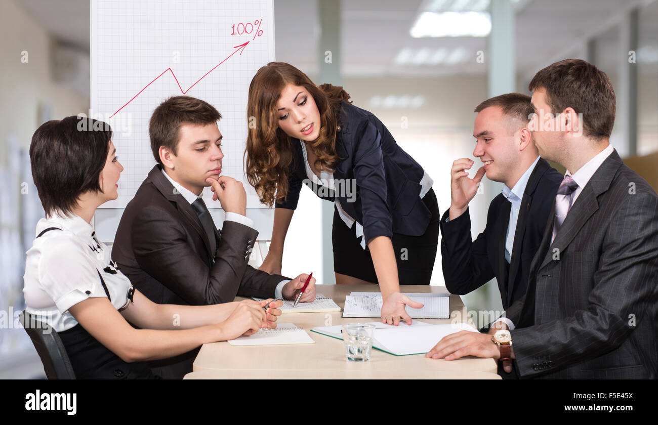 Unzufrieden manager Stockfoto