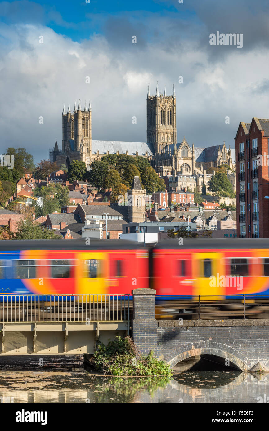 Lincoln-Zug Stockfoto