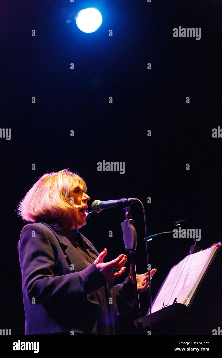 Englische Sängerin, Songwriterin und Schauspielerin Marianne Faithfull führt in Prag, Tschechische Republik, 29. Oktober 2015. (CTK Foto/Michal Okla) Stockfoto