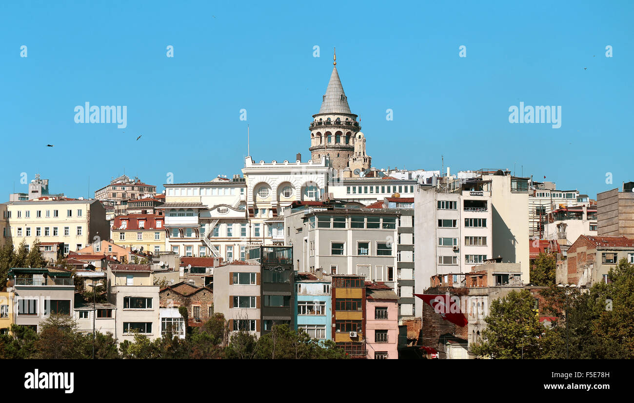 Schöne Aussicht auf die Stadt Istanbul in der Türkei Stockfoto