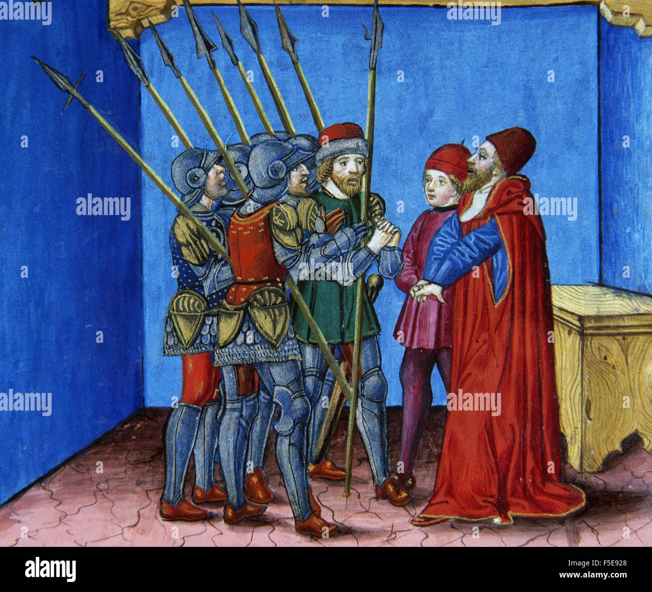 Cristoforo de Predis (14401486). Italienische Miniaturist. Miniatur