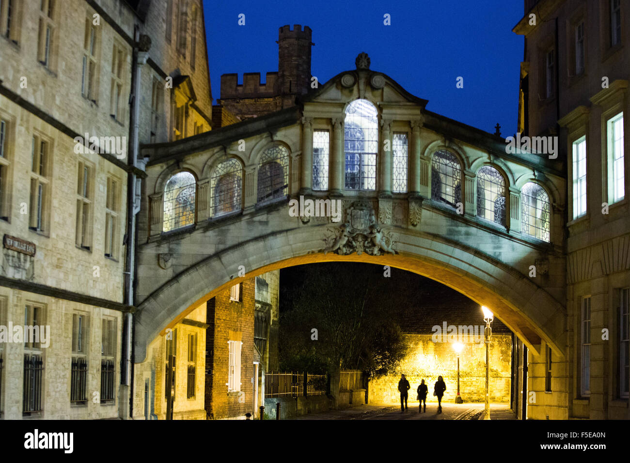Seufzerbrücke, Oxford, Oxfordshire, England, Vereinigtes Königreich, Europa Stockfoto