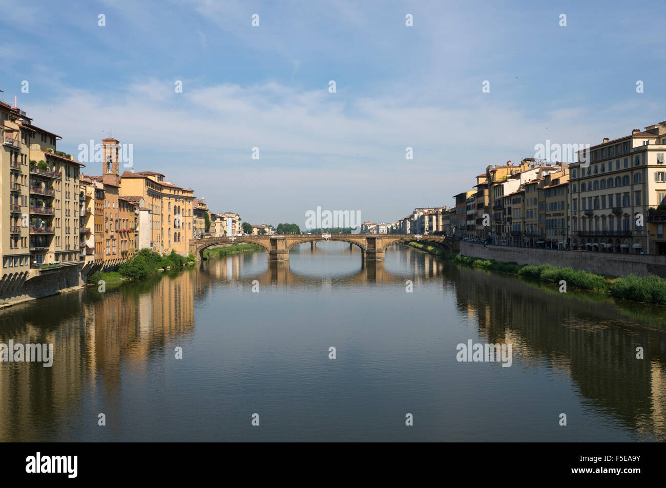 Ponte S. Trinita, Florenz, Toskana, Italien, Europa Stockfoto