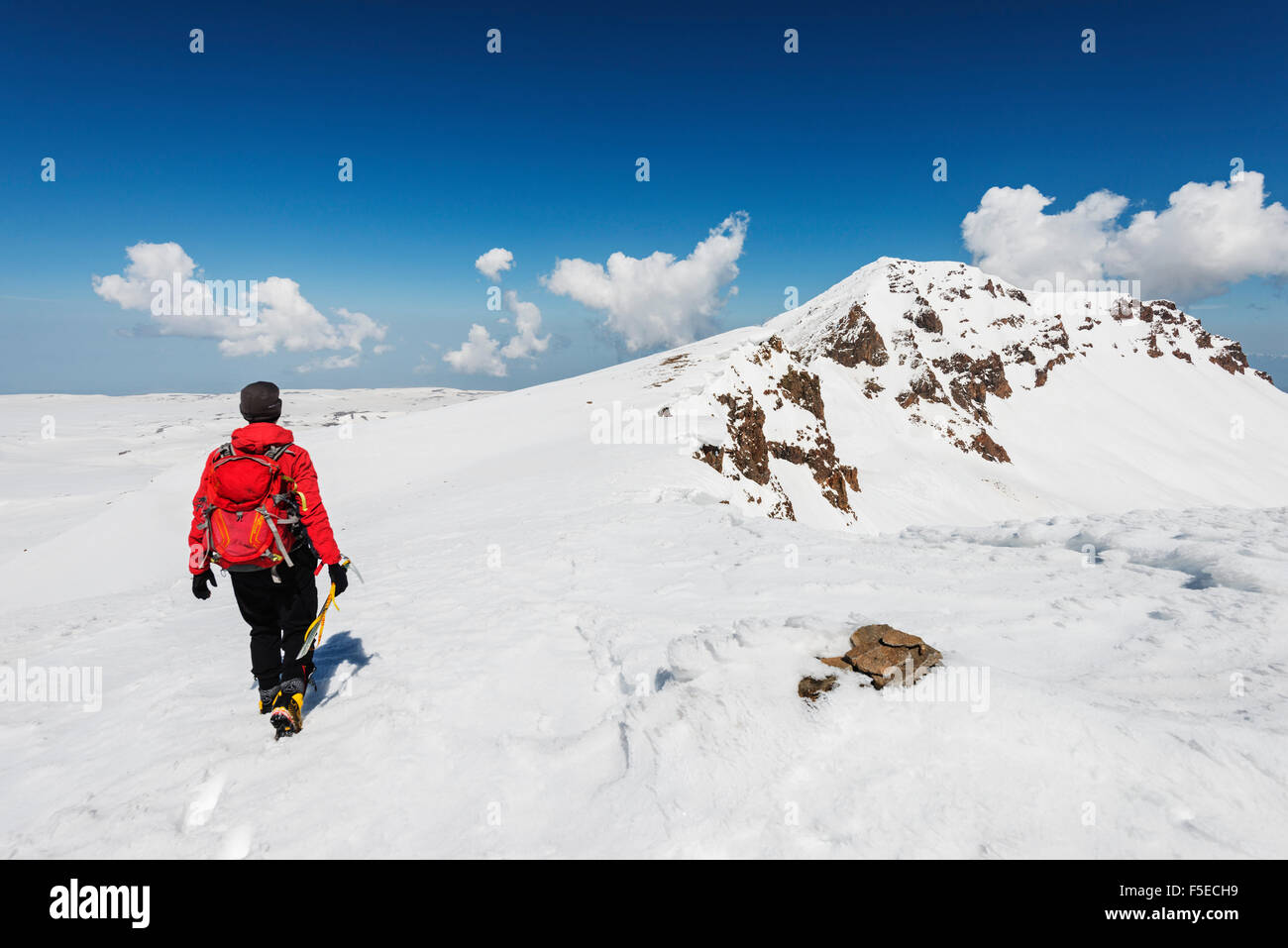Mount Aragats, 4090m, höchster Berg in Armenien, Provinz Aragatsotn, Armenien, Kaukasus, Zentralasien, Asien Stockfoto
