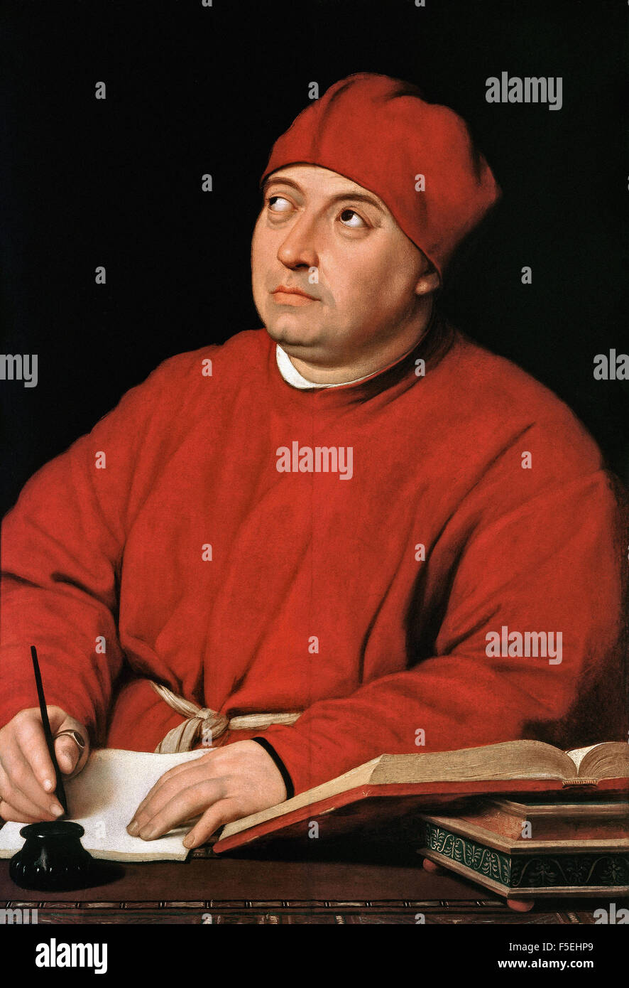 Raffaello Sanzio - Raffaello - Portrait des Grafen Tommaso Inghirami Stockfoto