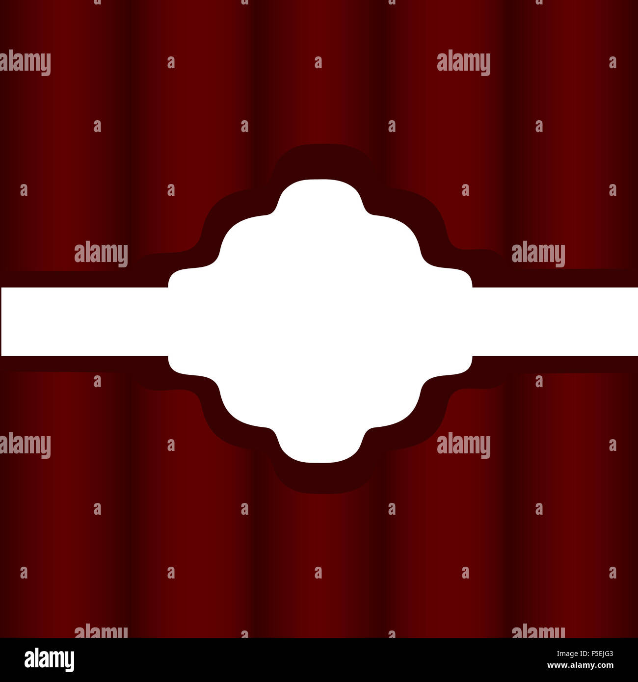 Textil Banner.  Vektor-abstrakte Polster-Hintergrund. Stockfoto