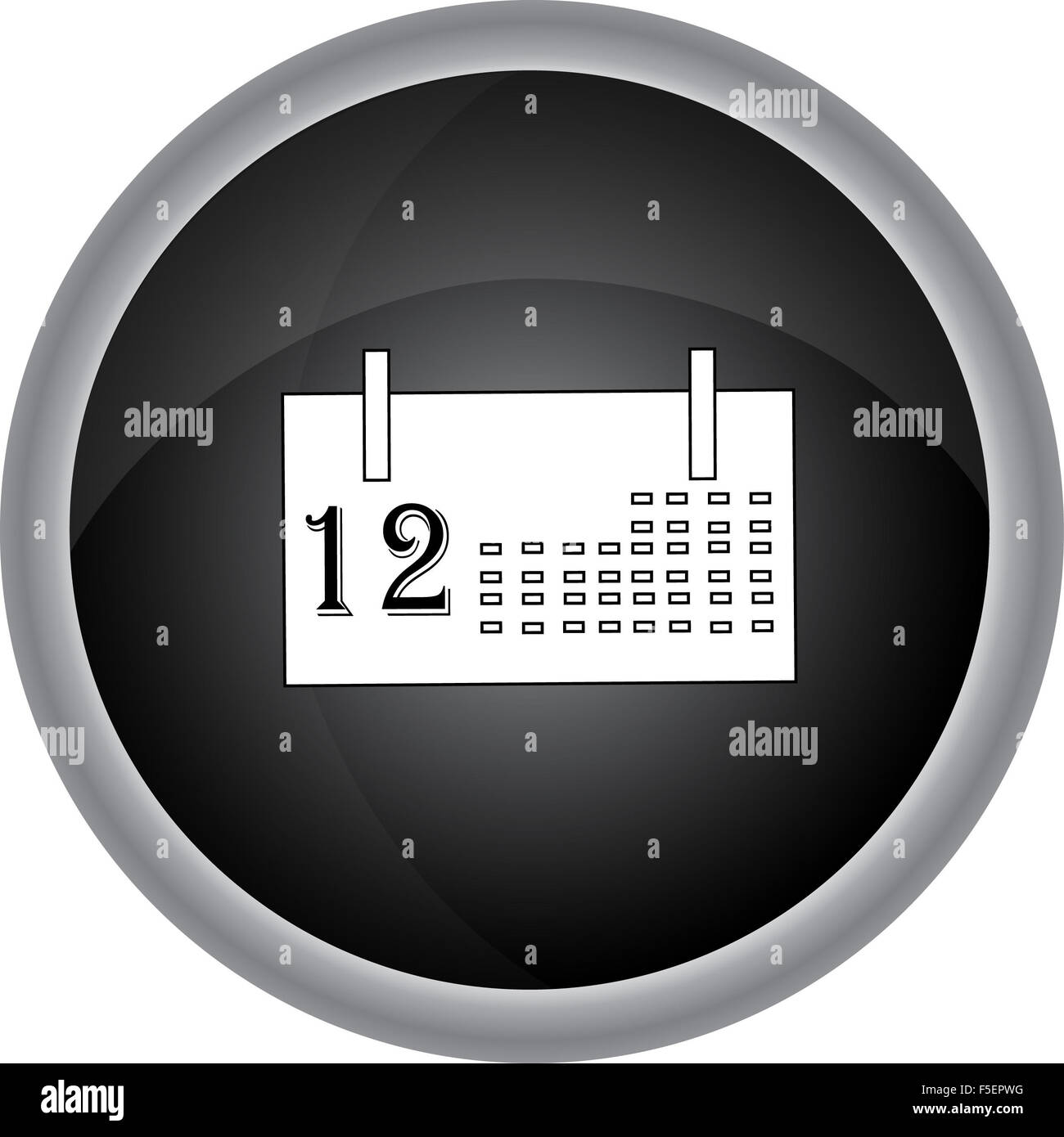 Moderne Kommunikation Zeichen und Symbole in flachem Design mit auf dunklem Hintergrund. Vector Illustration Stockfoto