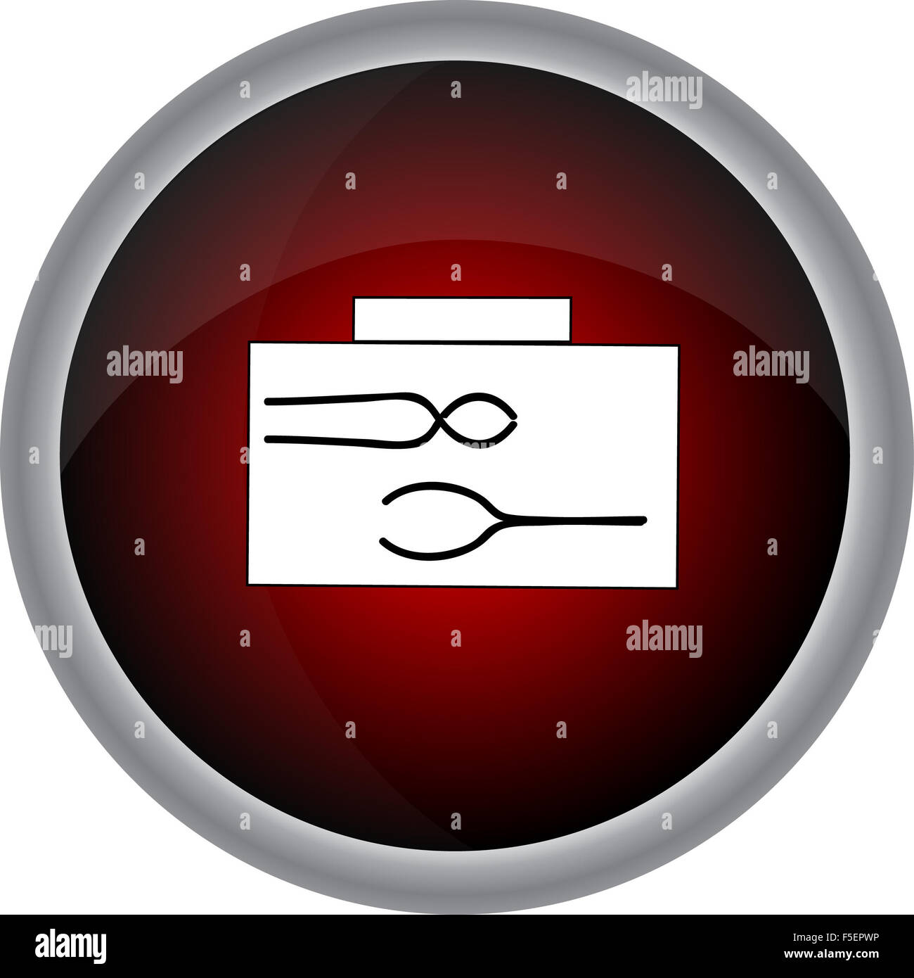 Moderne Kommunikation Zeichen und Symbole in flachem Design mit auf dunklem Hintergrund. Vector Illustration Stockfoto