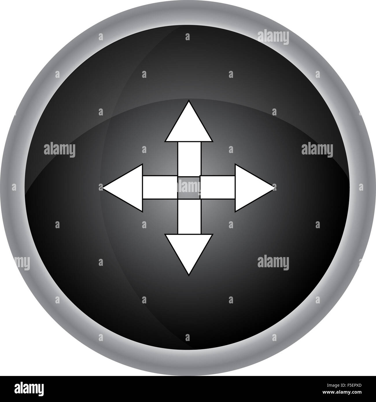 Moderne Kommunikation Zeichen und Symbole in flachem Design mit auf dunklem Hintergrund. Vector Illustration Stockfoto