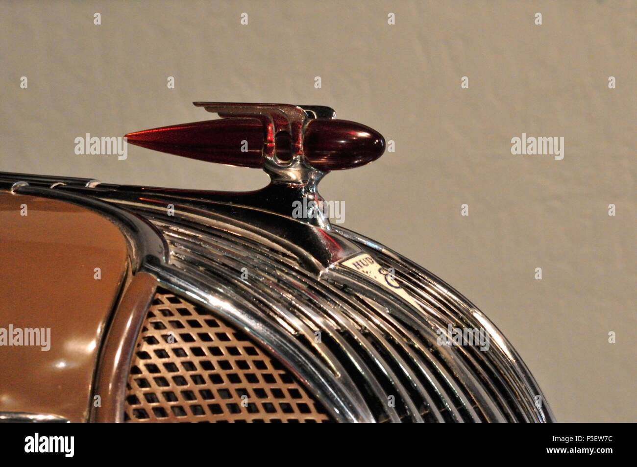 Kühlerfigur, Hudson 8. Nationale Automobil-Museum, Reno, Nevada '' Harrah Collection " Stockfoto