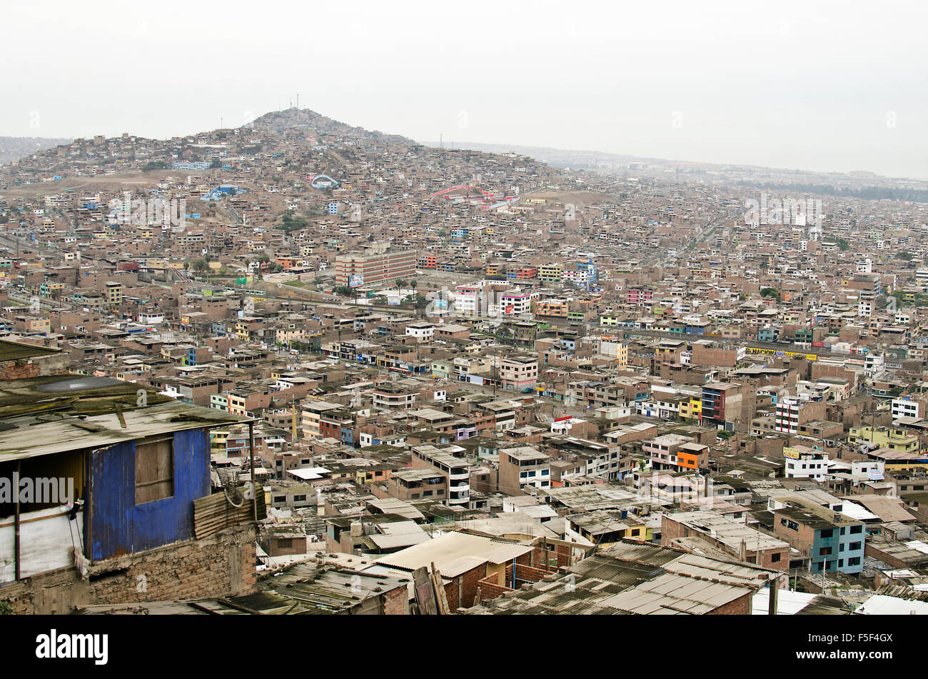 San Miguel Slum, Lima, Peru Stockfotografie Alamy