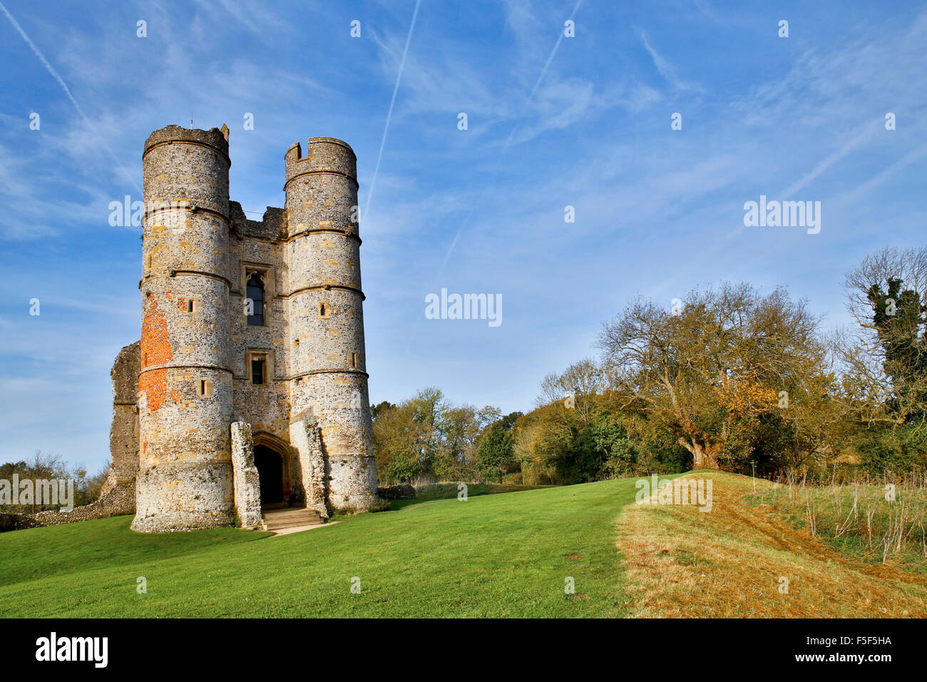 Donnington Castle; Newbury; Berkshire; UK Stockfoto